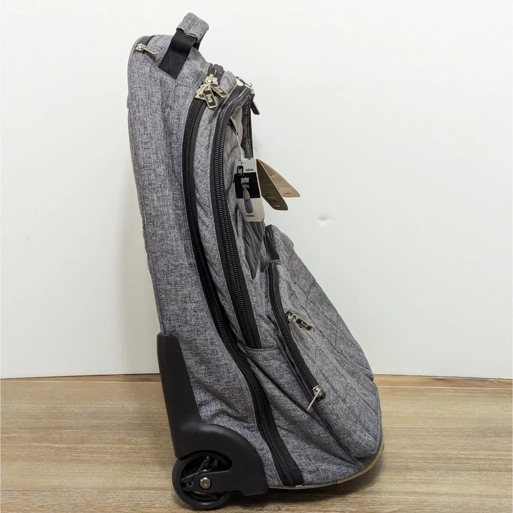 LUG Porter Wheelie Rolling Bag Travel Overnight Laptop Pockets New Old Stock